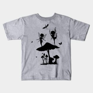 Cute little dancing fairy in the night Kids T-Shirt